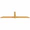Ekena Millwork Eugene Rough Sawn Timber Gable Bracket, Western Red Cedar, 108"W x 31 1/2"H x 2"D x 6"F, 7/12 Pitch GBW108X31X0206EUG00RWR - alternate 3